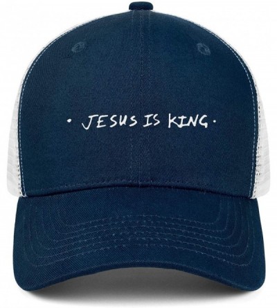 Skullies & Beanies Jesus-is-King-Kanye-west-Cap Unisex Hip-hop Cap Adjustable Truck Driver Hats - Jesus is King-9 - CT18ZLHXS...