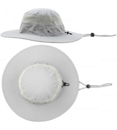 Sun Hats Women Summer Sun Hat UV Protection Wide Brim Mesh Bucket Hats UPF 50+ for Outdoor Fishing Beach Boonie Hats - CT18T8...