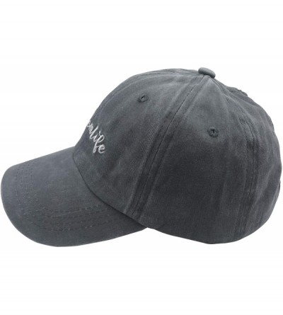 Baseball Caps Mom Life Ponytail Baseball Cap Messy Bun Vintage Washed Distressed Twill Plain Hat for Women - Grey - CK18WWIX5...