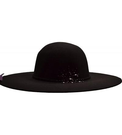 Sun Hats Women's Hats - Black Floppy - CN11JYXRQMB $37.50