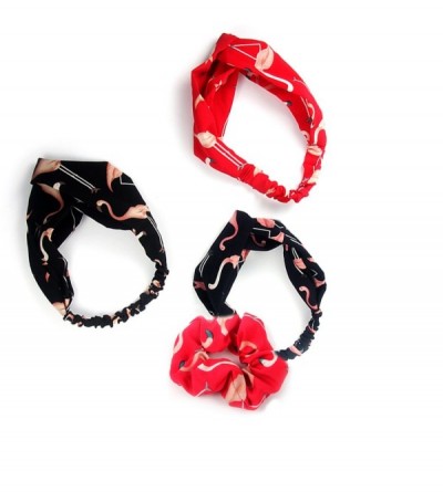 Headbands Hairbands Scrunchies Headbands Flamingo - Headband+Scrunchies Set 2 - CZ18GRSEHIM $11.42