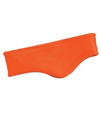 Cold Weather Headbands Men's R Tek Stretch Fleece Headband - Orange - CN11NGRPHA3 $8.92