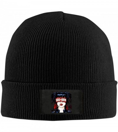 Skullies & Beanies KMFDM Skold Vs KMFDM Mens Knitted Hat Winter Stylish Warm Hat Black - CS18ARWOD8R $15.77