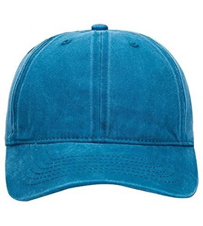 Baseball Caps Custom Cowboy Hat DIY Baseball Cap Outdoor Visor Hat Trucker Hat Personalized Gift/Black - Retro Blue - CB18G4W...