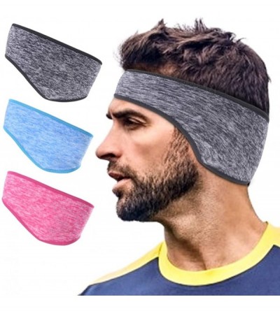 Headbands Headbands Stretch Earmuffs Wear Full - grey+sky blue+hot pink - CG1927CIIIN $13.34