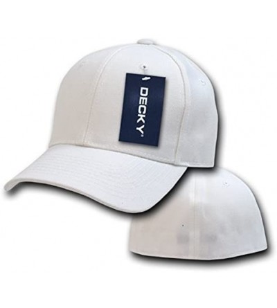 Baseball Caps Fitted Cap - White - CB118F6JZEP $13.80