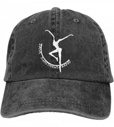 Baseball Caps Dave Matthews Band Denim Hat Fashion Can Adjust Denim Cap Baseball Cap Unisex - Black - C218RE3MM2O $14.11