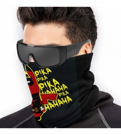 Balaclavas Seamless Face Mask Bandanas-Dead-Pool Pika_chu Half Face Mask Multi Scarf for Dust- Outdoors - Black4 - CV197S3804...