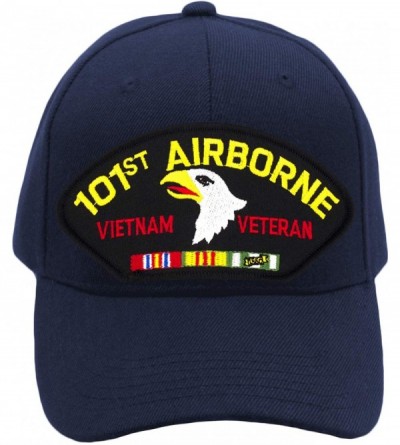 Baseball Caps 101st Airborne Division - Vietnam Veteran Hat/Ballcap Adjustable One Size Fits Most - Navy Blue - CZ18RQRI4E5 $...