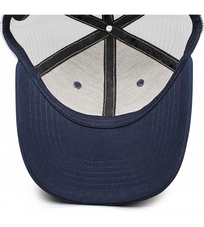 Baseball Caps Mens Baseball Cap Lightweight Casual Breathable Adjustable Trucker Hat - Navy-blue-35 - C71952G0ING $21.26