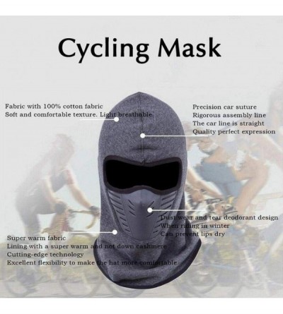 Balaclavas Unisex Ski Mask Winter Outdoor Sports Patchwork Windproof Motorcycle Helmet Fleece Warm Face Masks Shields - CF194...