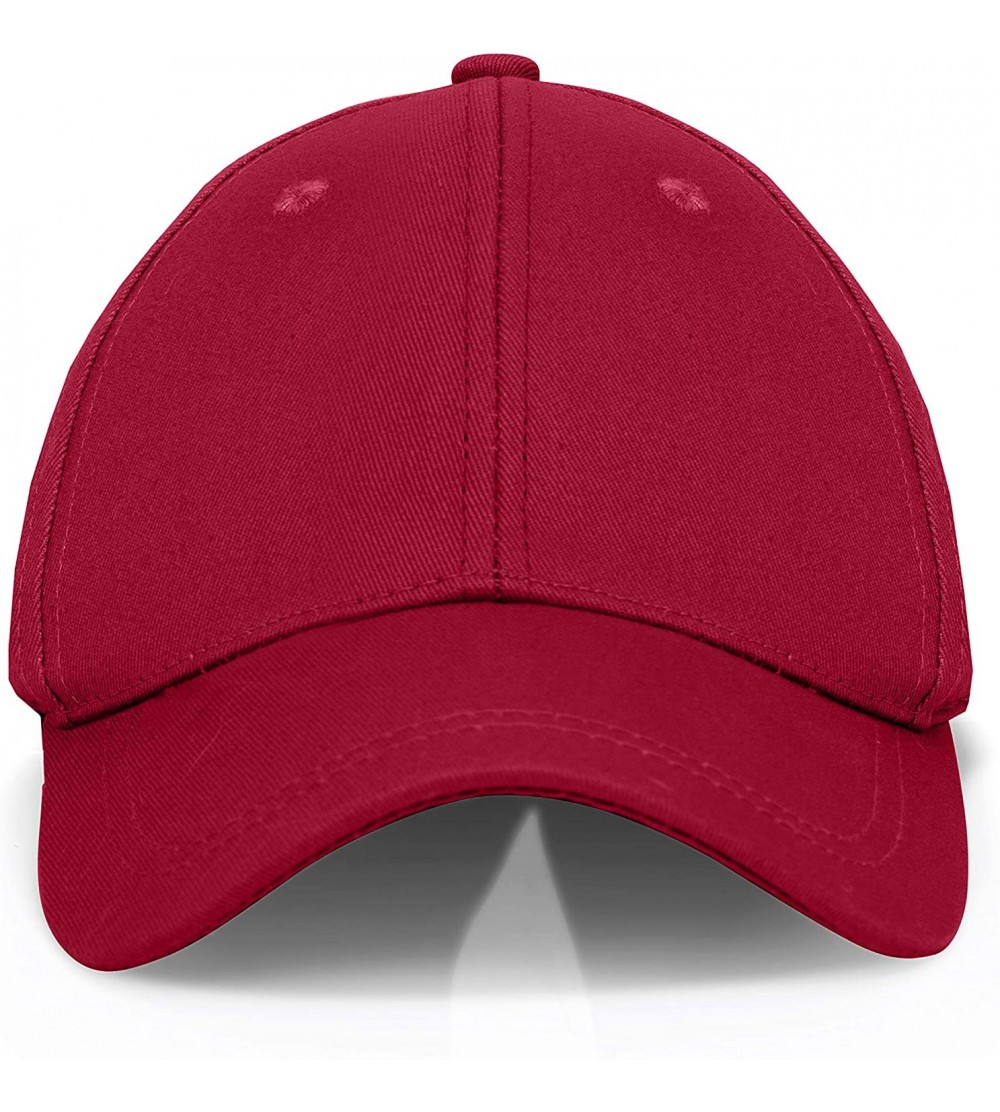 Baseball Caps Ponytail Trucker Hats & Baseball Caps for Women- Adjustable- Sports- Fitness - Baseball Red - CN18QIQ3CML $8.95