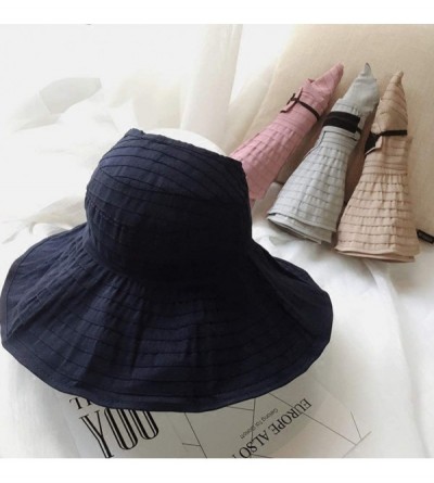 Sun Hats Womens Packable Outdoor Wide Brim - Gray - CD18T8ALONT $11.60