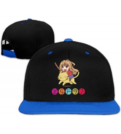 Baseball Caps Toradora Aisaka Taiga On Tiger Man Woman Adjustable Baseball Cap Hunting Hat - Blue - CG195SNKT50 $12.87