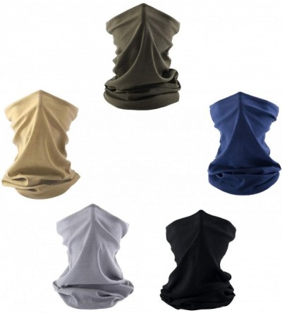 Balaclavas Mens Warm Windproof Face Cover - Thick Dustproof Breathable Neck Cover - Color Set 6 - CT1993MWKTX $12.79