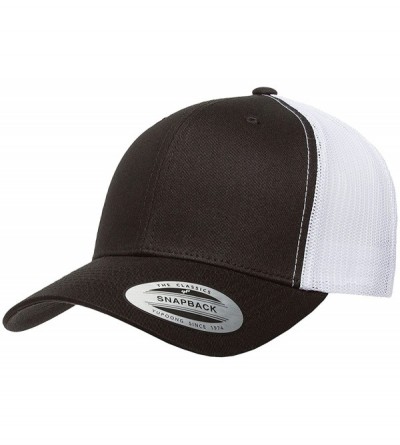Baseball Caps Trucker Cap - Black/White - CV12EH1CGYR $8.62