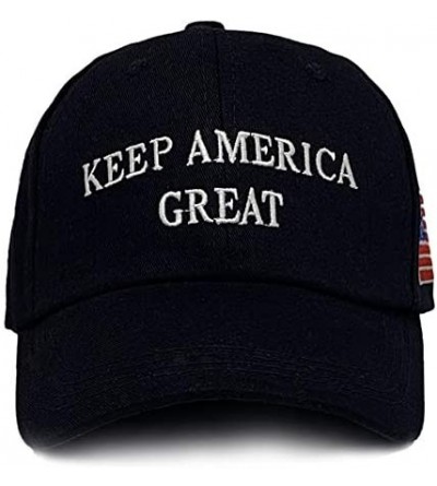 Skullies & Beanies Make America Great Again Donald Trump Cap Hat Unisex Adjustable Hat - 009 Keep-black - C718L5THUX3 $12.94