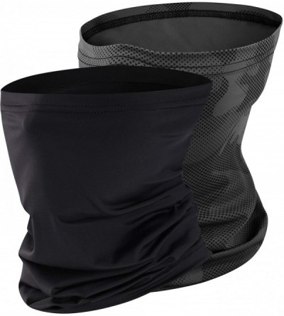 Balaclavas Sports Quick Dry UV Protection Head Wrap Face Scarf Neck Gaiter Bandana Balaclava - Black/Dark Grey Camo - CX197ZU...