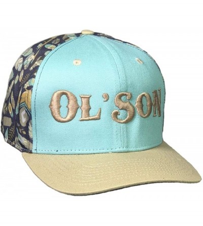 Baseball Caps Ol' Son Adjustable Snapback Hat - Sky Blue/Beige/Feather - C9192E62R7L $27.89