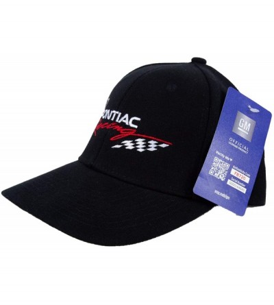 Baseball Caps Pontiac Racing Hat Embroidered Cap - Black - C6111OPWLYP $25.33