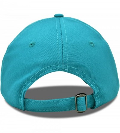 Baseball Caps Cute Elephant Hat Cotton Baseball Cap - Teal - C818LHSTR22 $14.01