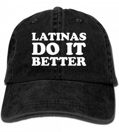 Cowboy Hats Classic Latinas Do It Better Adjustable Cowboy Cap Denim Hat Low Profile Gift for Men Women - Latinas Do1 - CF18S...