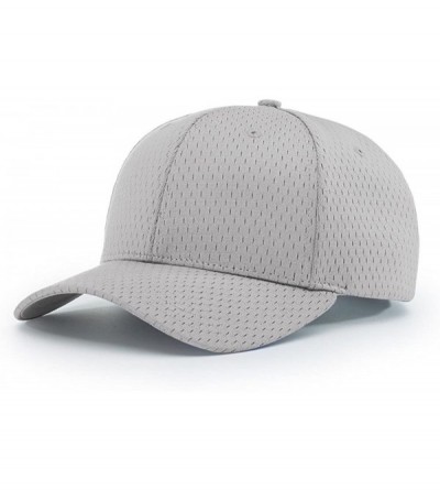 Baseball Caps 414 Pro Mesh Adjustable Blank Baseball Cap Fit Hat - Grey - CN187AWTMCA $7.37