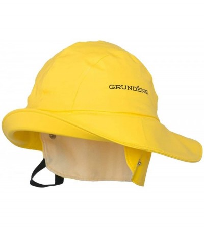 Sun Hats Men's Sandhamn 21 Fishing Hat - Yellow - CE114YTNZ8J $45.98
