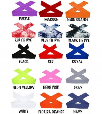 Headbands Design Your OWN TIE Headband - Custom TIE Headband - Non Sparkle Words Letters - TIE Headband - Black Tie Dye - C11...