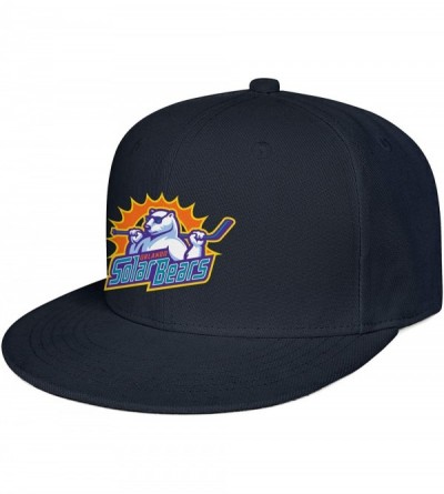Baseball Caps 2015 Hockey Orlando Solar Bears Logo Simple Caps 100% Cotton Men's Womens Mesh Hat - 2015 Hockey Orlando-5 - CX...