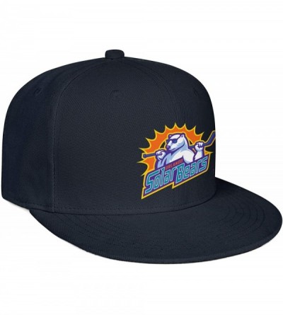 Baseball Caps 2015 Hockey Orlando Solar Bears Logo Simple Caps 100% Cotton Men's Womens Mesh Hat - 2015 Hockey Orlando-5 - CX...