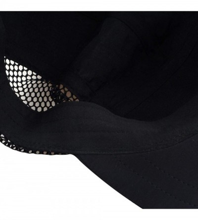 Baseball Caps Light Breathable Quick Dry Pocketable Mesh 5 Panel Hat - Stretching Cat Black - C418S3KQ2YU $21.03