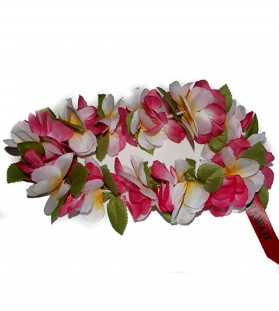 Headbands The Hawaii Elastic Headband-haku lei - Pink /White - CU186W5D7NL $7.82