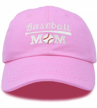 Baseball Caps Baseball Mom Women's Ball Cap Dad Hat for Women - Light Pink - C918K33CWTY $31.95
