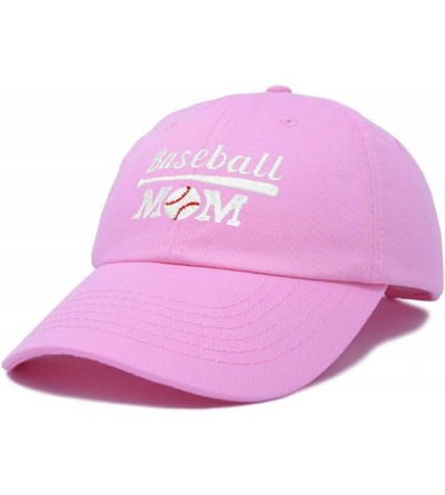Baseball Caps Baseball Mom Women's Ball Cap Dad Hat for Women - Light Pink - C918K33CWTY $19.72