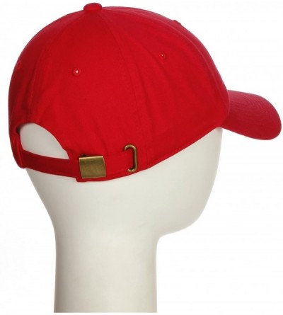 Baseball Caps Customized Letter Intial Baseball Hat A to Z Team Colors- Red Cap White Black - Letter E - CO18ESASACM $14.77