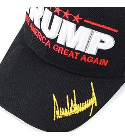 Baseball Caps Original Exclusive Donald Trump 2020" Keep America Great/Make America Great Again 3D Signature Cap - CU18DUTR24...