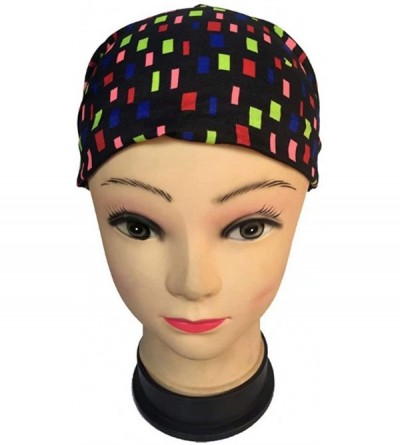 Headbands Yoga Headbands for Women Boho Headband Printed Wide Elastic Band Head Wrap Hair Bands Headwear Accessories - CS18UZ...