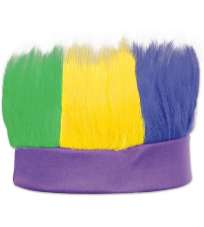 Headbands GGP Green- Gold- Purple Hairy Headband - Gold/Green/Purple - C211053ZGT9 $16.37