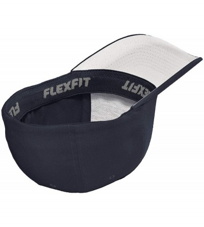 Baseball Caps Men's Athletic Baseball Flex-Fitted Cap. Flexfit Baseball Hat. - Dark Navy - C718RWG0O4Z $16.57