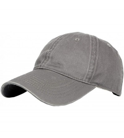 Baseball Caps Baseball Hat for Men - Cotton Cap Classic - Grey - CX18O52357A $8.04