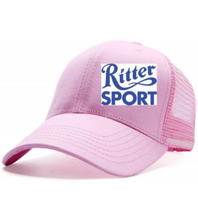 Baseball Caps Personalized Snapback Trucker Hats Custom Unisex Mesh Outdoors Baseball Caps - Pink-1 - CV18R32W4TI $8.56