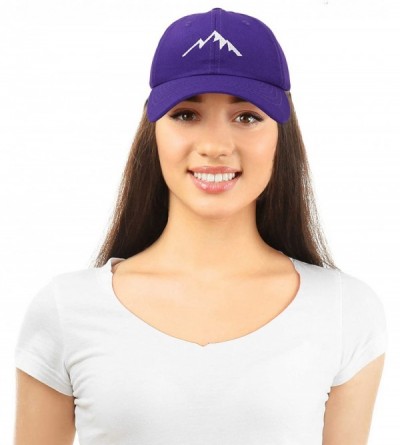 Baseball Caps Outdoor Cap Mountain Dad Hat Hiking Trek Wilderness Ballcap - Purple - C118SIRUKCL $10.68