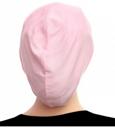 Skullies & Beanies Cotton Beanie Snood Large Hijab Chemo Cap - Slate Blue - CU180Q902C5 $15.24