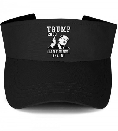 Visors Trump 2020 Visor Hats Women Mens Adjustable Hats for Golf Tennis Tennis Cycling Running & Hiking - C718ZDESK7G $16.52