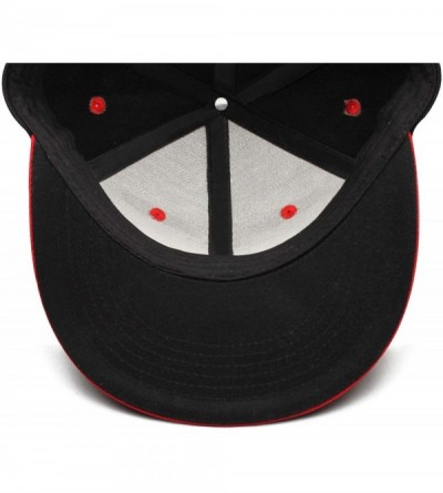Baseball Caps Mens Womens Fashion Adjustable Sun Baseball Hat for Men Trucker Cap for Women - Red-8 - CS18NDYUU9X $16.17