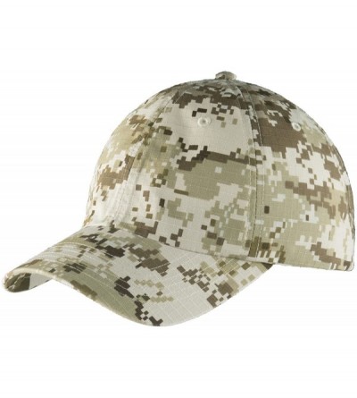 Baseball Caps C925 Digital Ripstop Camouflage Cap - Sand Camouflage - CJ17YXCWIGS $11.50