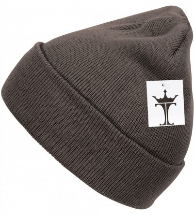 Skullies & Beanies Solid Winter Long Beanie - 12 Piece Wholesale - Charcoal - CD18YUTC8A8 $29.09