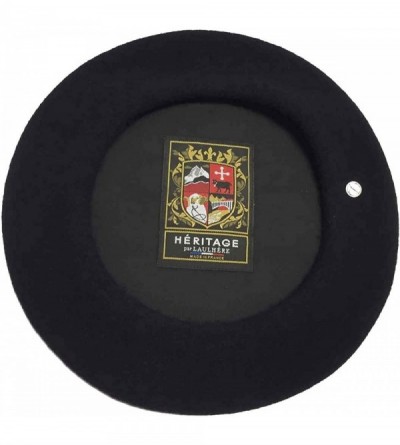 Berets Heritage Classiques Authentique Traditional French Wool Beret - Marine - CC18UGTO4YI $42.22