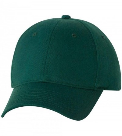 Baseball Caps VC900 - Poly/Cotton Twill Cap - Forest Green - CB118D1BHWZ $9.93